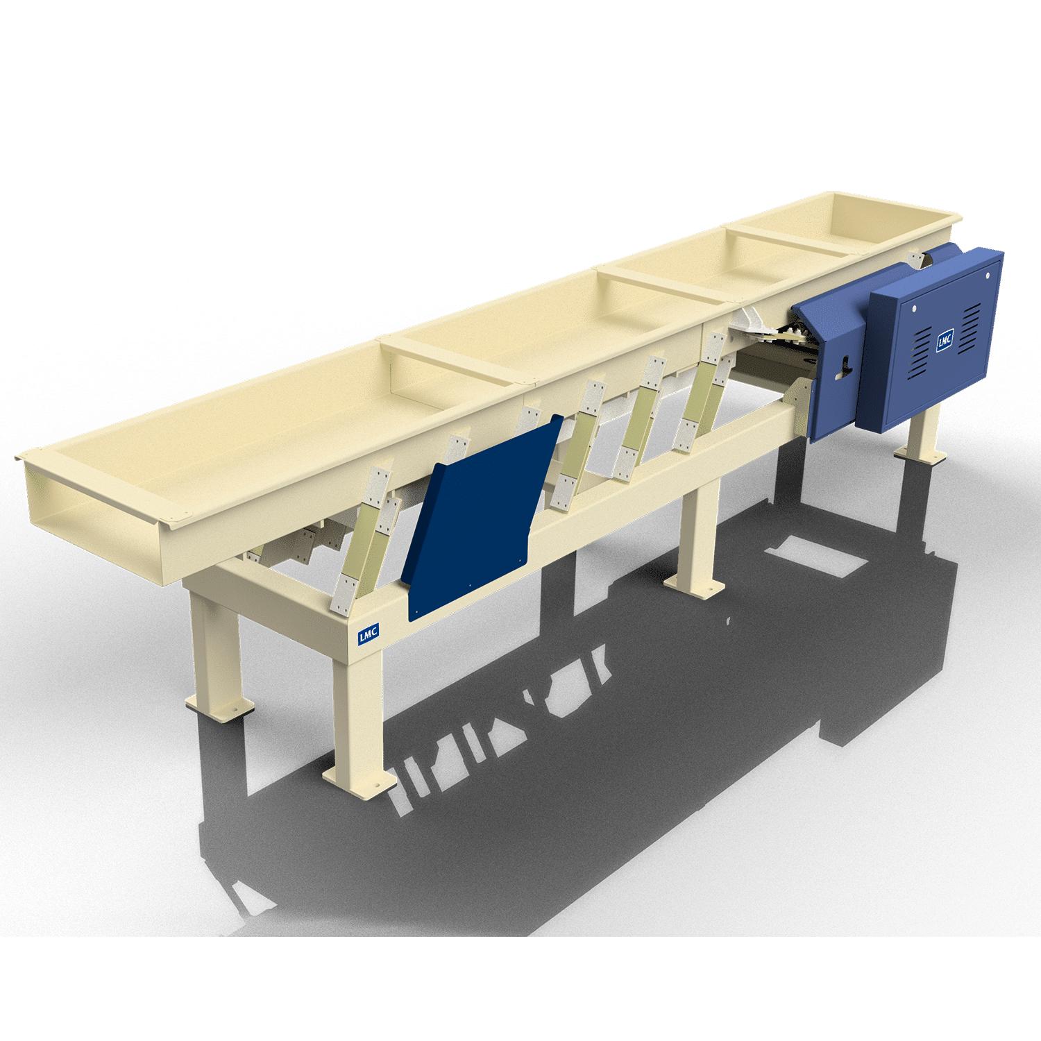 LMC vibratory conveyor for grain handling