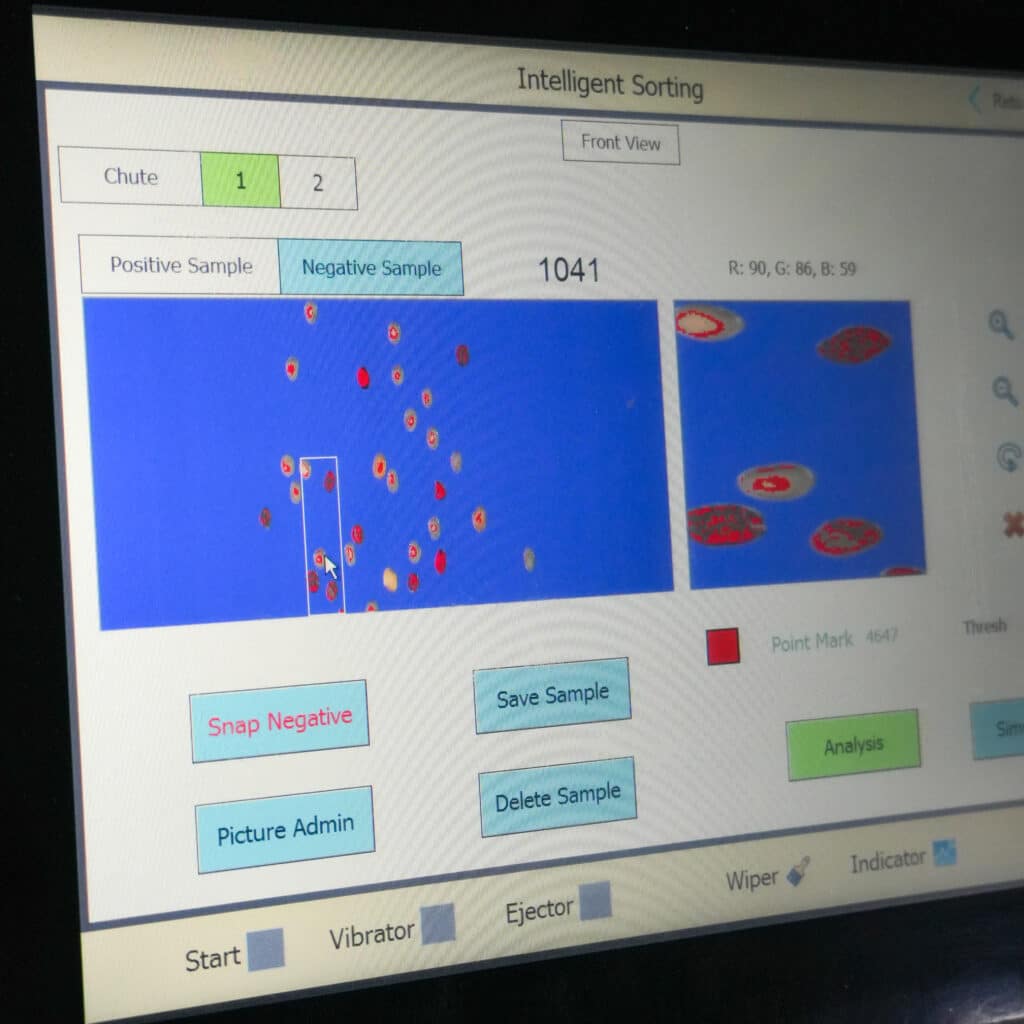 Optical Color Sorter Image Processing Algrothim