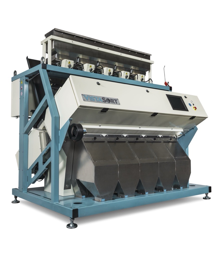Industrial sorting machine for materials