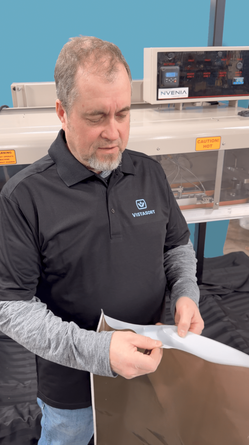 Vistasort — nVenia Bandsealer B2600 packaging equipment supplied by Vistasort