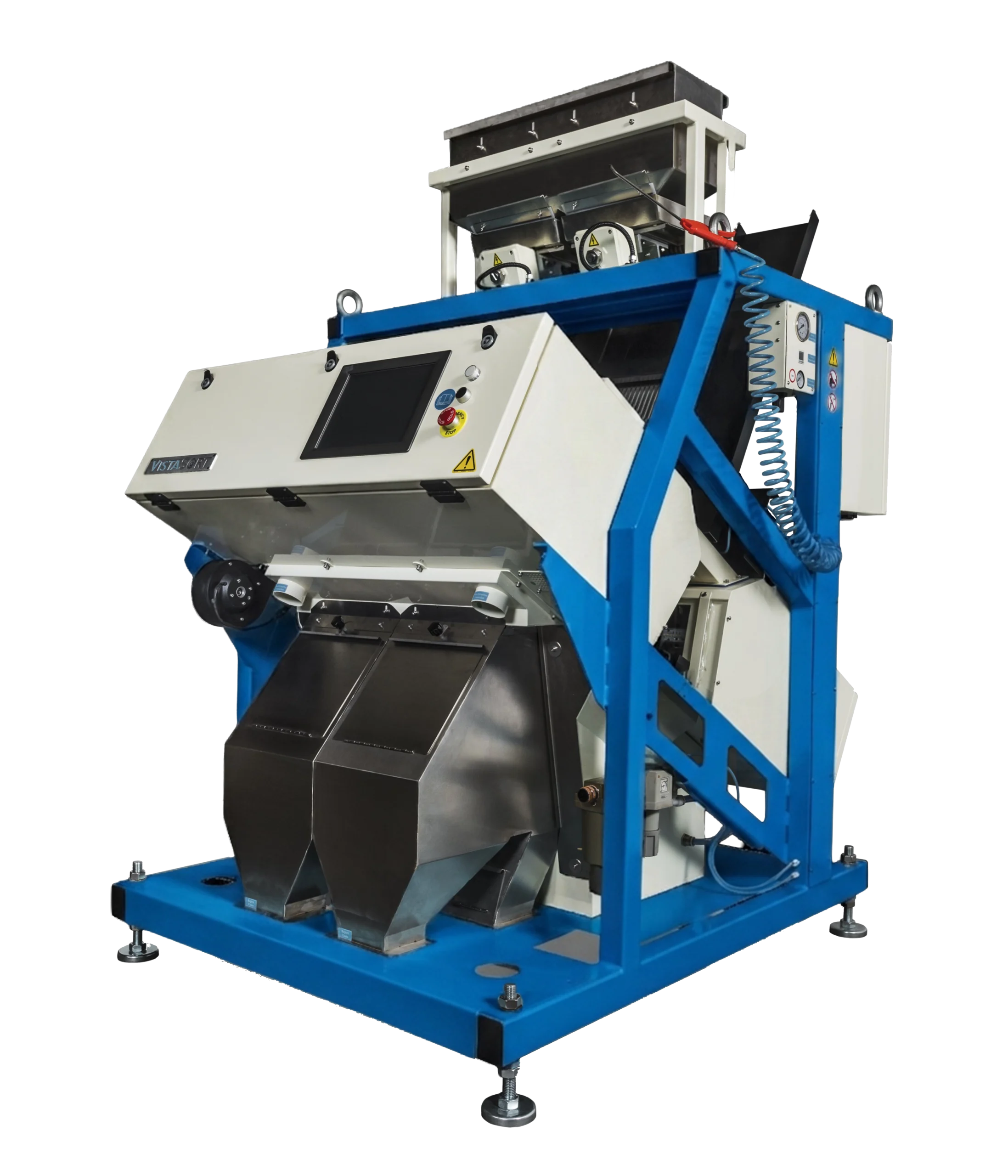 VistaSort 2-Chute optical color sorter for growing commercial seed processing operations