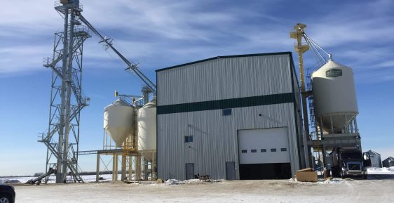 Completed Galloway seed processing facility by Vistasort