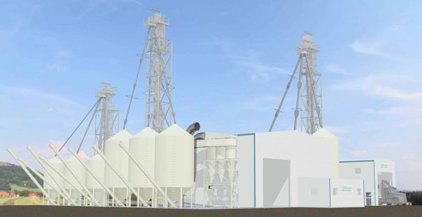 3D rendering of Starland seed processing plant designed by Vistasort